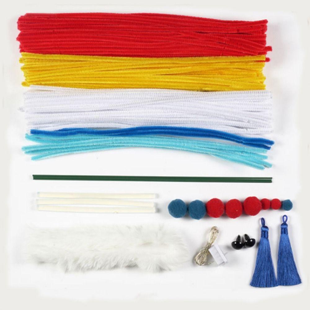 Ręczna Latarnia Ręcznie Robiona Pluszowa Rzemiosło Noworoczne Dekoracja Chiński Zodiak Wąż Chiński Nowy Rok