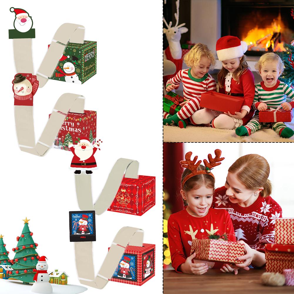 Christmas Santa Claus Cash Gift Box Surprise Money Pulling Box 2026 New Year Xmas Navidad Noel Decorations Money Envelope