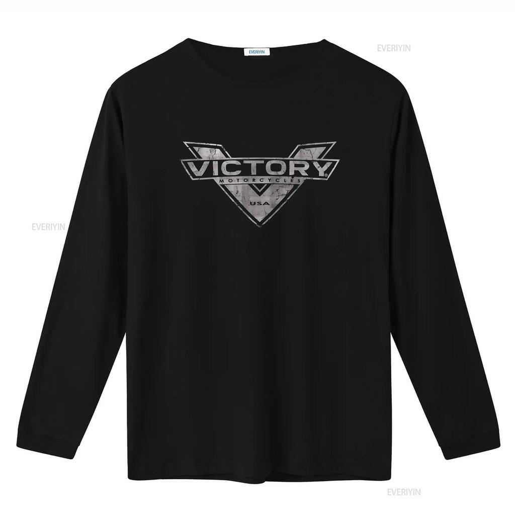 Victory Motorcycle Softstyle T Shirt Vintage Washed Homme Streetwear Designer Clothes Graphic Stretched Slightly Fashion