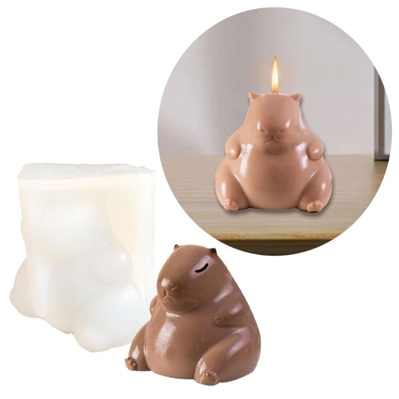 Capybara Molds Chocolate Molds Handmade Animal Silicone Mould Baking Molds Soap Molds Casting Molds for Home Decorations
