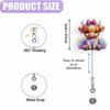 Cute Highland Cow Badge Holder - 2D Acrylic ID Clip for Nurses, Teachers, and Office Staff.