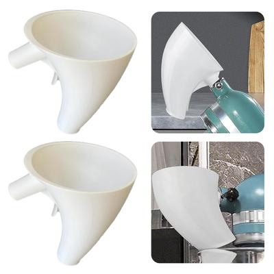 Entonnoir à Poudre en Plastique Entonnoir à Farine Léger Facile à Verser Large Bouche Entonnoirs Alimentaires Poignée Confortable pour Kitchen Aid Artisan KSM150