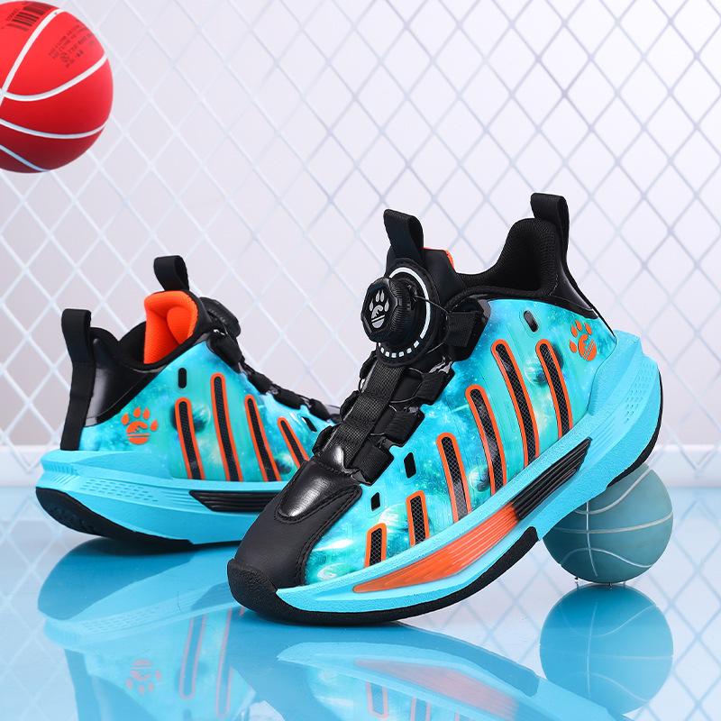 Boys' 2025 Non-Slip Leather Sports Shoes - Lightweight, Soft Sole, Wear-Resistant Running & Basketball Sneakers for Medium and Large Kids