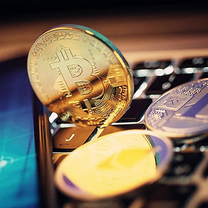 Bitcoin Idea Art Collection Gold-Bitcoin-Gedenkrunde, Sammler-Gedenkmünzen, Gedenkmedaille