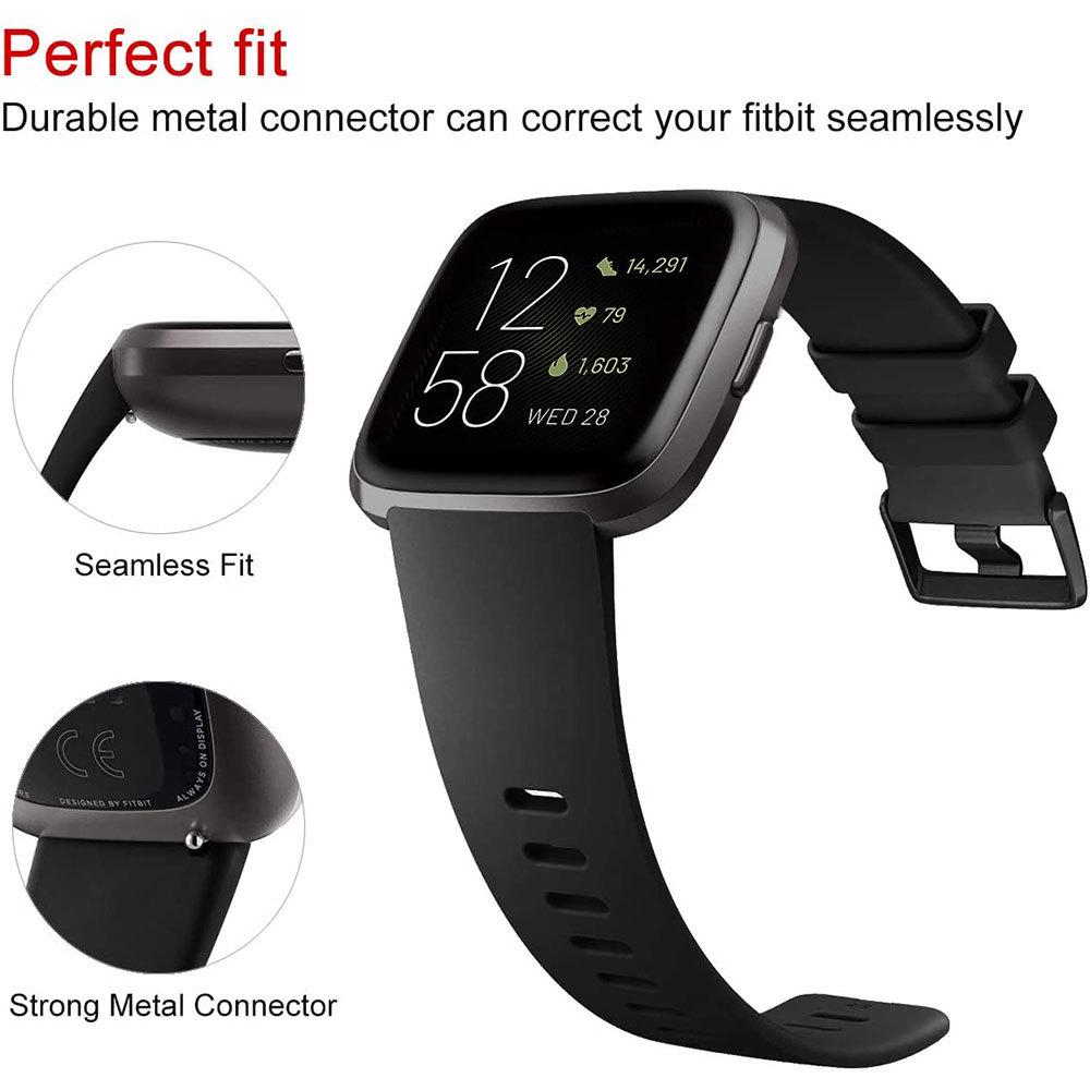 Silicone Adjustable Replacement Wristband for Fitbit Versa 2/Versa Lite