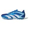 Predator Accuracy.1 Ronde Neus Vetersluiting AG (Rubber Korte Stud) Voetbalschoenen Unisex Voetbalschoenen Blauw Wit IG5171