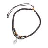 Handmade Natural Wood Bead Long Chain Necklace Adjustable Length Lightweight Multilayered Jewelry For Everyday Wear