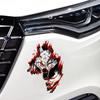 3D Personalized Car Stickers Decal Blood Wolf Reflective Stickers Decoration Sticker Window Decal Auto Truck Printed Scary Waterproof Self Adhesive