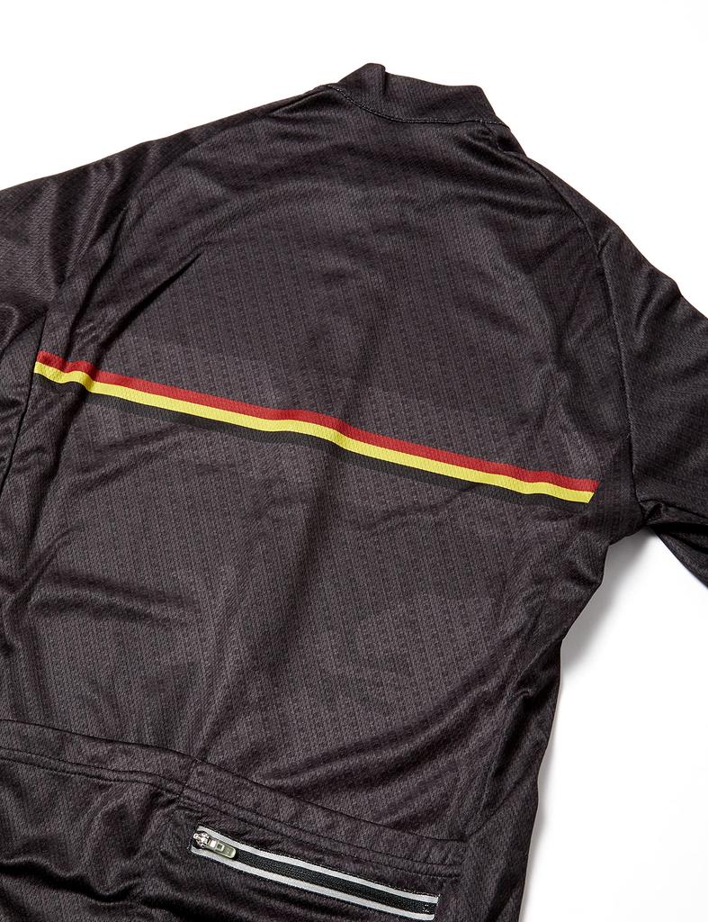 Kapelmuur Kpls062 Belgian Line Long Sleeve Jersey, Black, Men's/Women's, Size XS