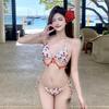 1011 Summer New Bikini Pure Desire Cute Girl Little Cherry Three-Piece Swimsuit for Women's Summer