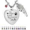 Sturdy Stainless Steel Heart Wing Locket Necklace for Ashes or Perfume Sentimental Keepsake for Memories Daily Use