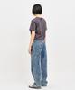 C WEAR BY THE GENIUS Oversized Crop T-Shirt Charcoal