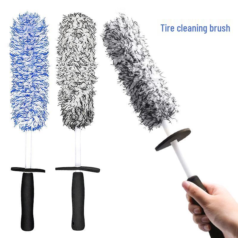 Ultra-Fine Fiber Car Wheel & Tire Cleaning Brush - No Scratch, Soft Detailing Tool