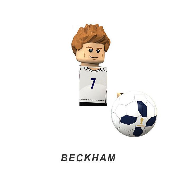 NEW World Famous Football Players Figurine Messi Ronaldo Neymar Lewandowski Mini Action Building Block Model Toy Kids Gifts