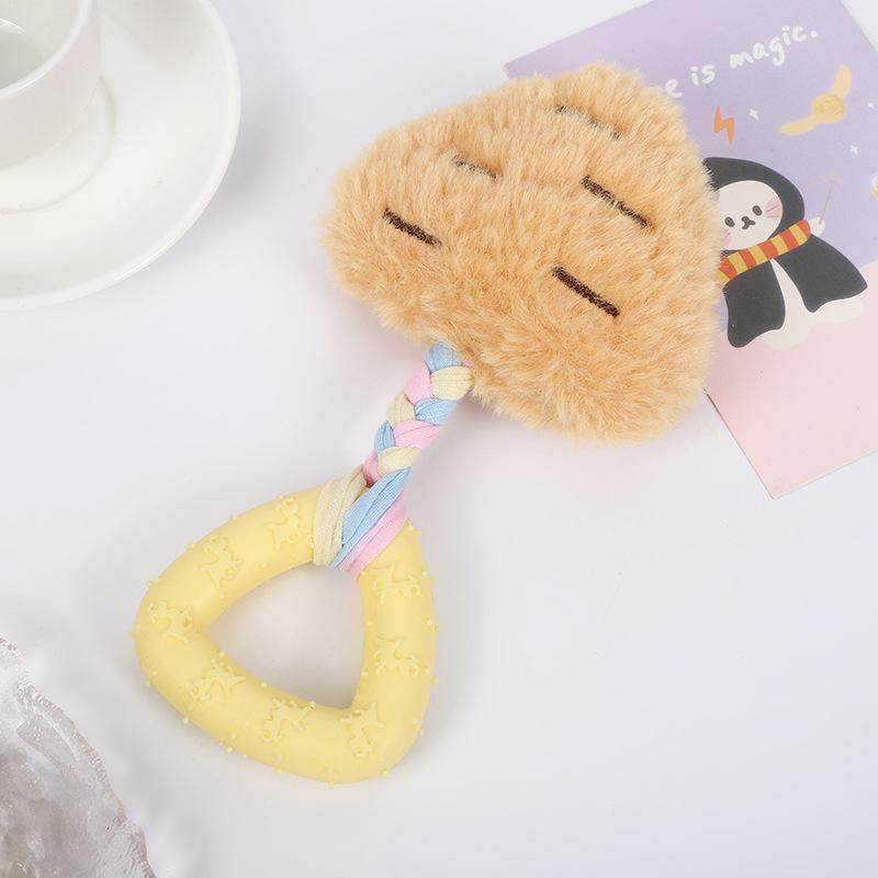 

Dog Toys, Rubber Plush Toys, Chewable Teething Toys, Dog Biting and Boring Interactive Toys, Pet Supplies Strawberry stick жёлтый
