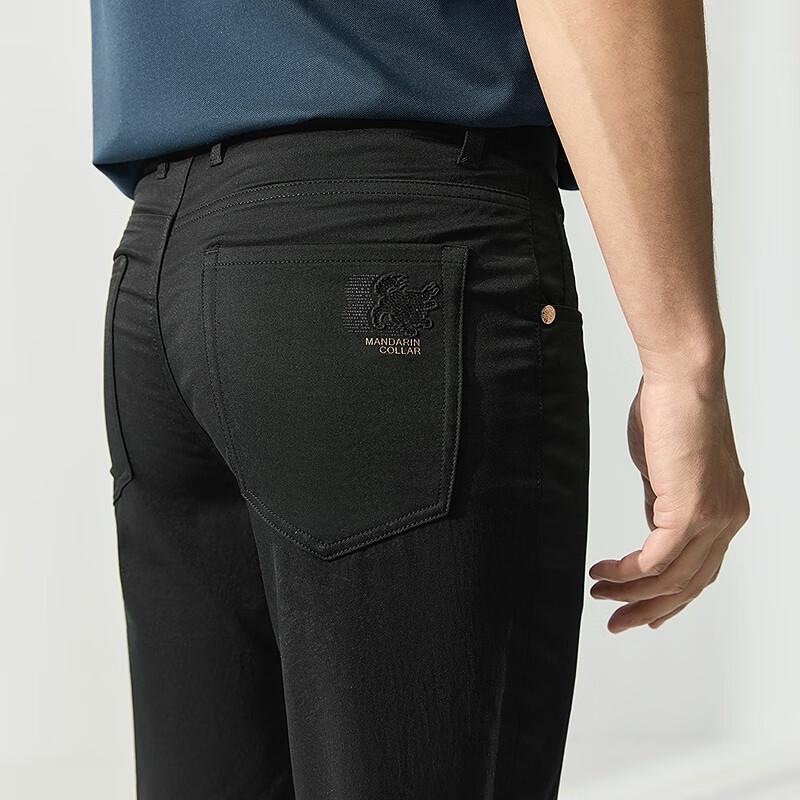Qipai Zhonghua Liling Men's Slim-Fit Five-Pocket Casual Pants