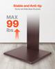 VEVOR Universal TV Stand, Table Top TV Stand for 32-70 Inch Screens, Swivel and Height Adjustable TV Mount Stand Holds Up To 99 Lbs with Power Strip