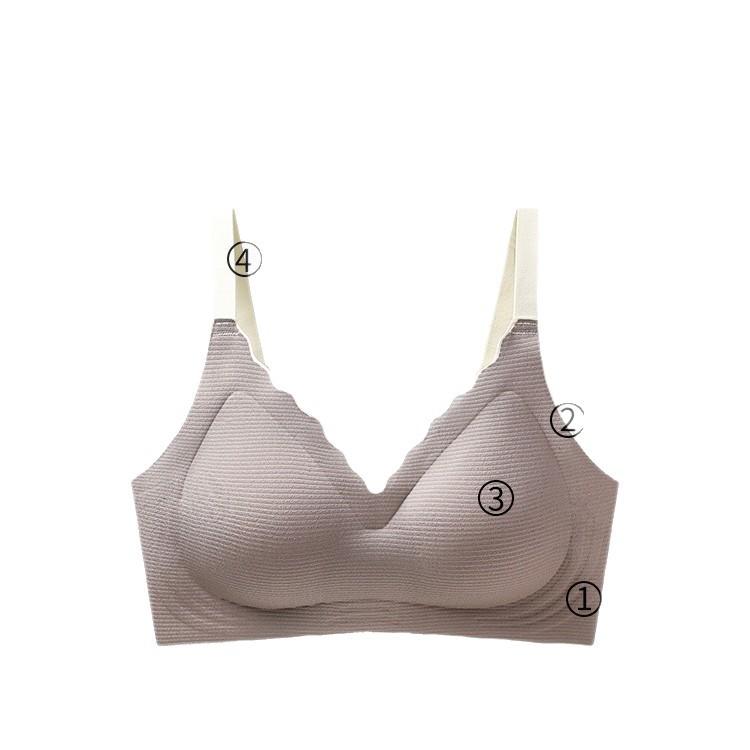 Beautiful back lift, secondary breasts fixed cup soft support seamless underwear women's small breasts gather, anti-sagging upper support bra cover