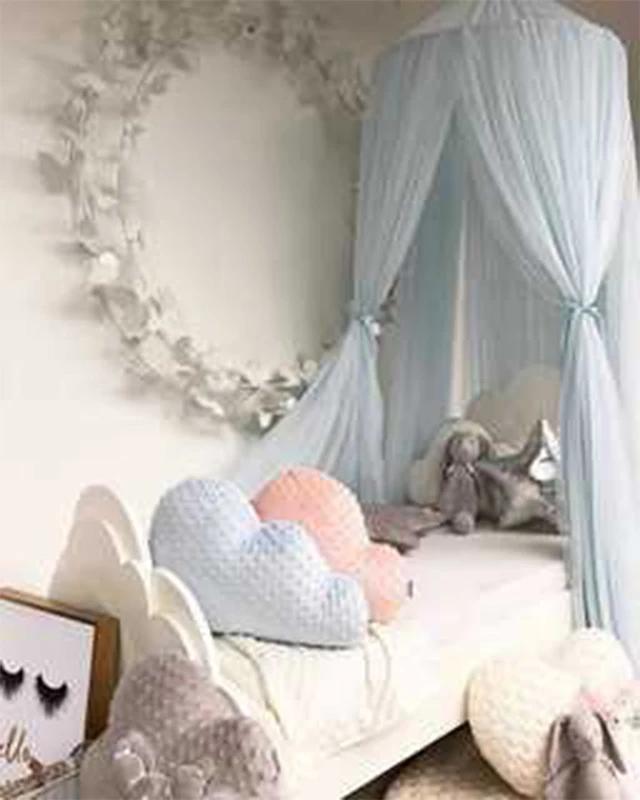 Mosquito Net Hanging Tent Star Decoration Baby Bed Crib Canopy Tulle Curtains for Bedroom Play House Tent for Children Kids Room