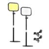 2 Packs Desktop LED Video Light Panel 12W Video Conference Light for Zoom Meeting 3000K 6500K Photography Fill Light