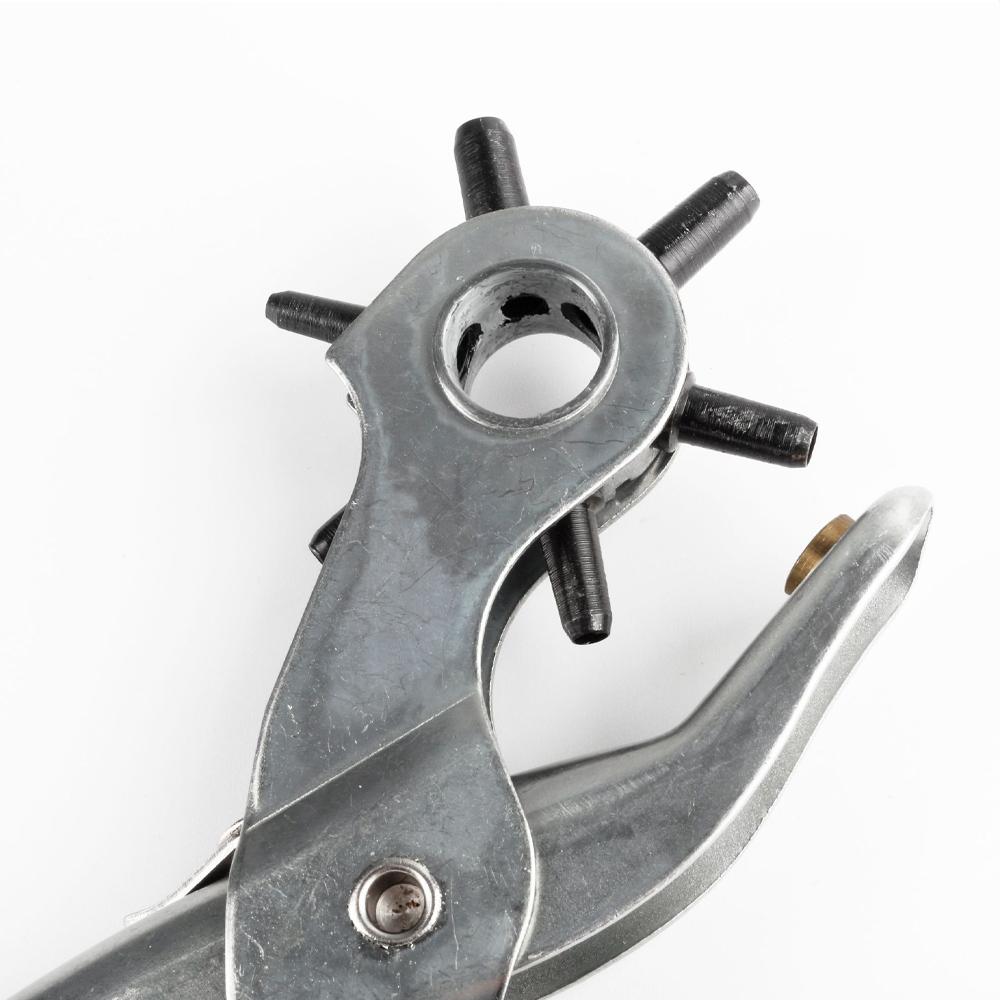 Leather Hole Punch Multifunctional Carbon Steel Belt Puncher Perfect for Leatherwork Crafts
