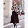 Women's Plus Size Small Fragrant Coat Canary Skirt Advanced Sense of New Autumn Suit