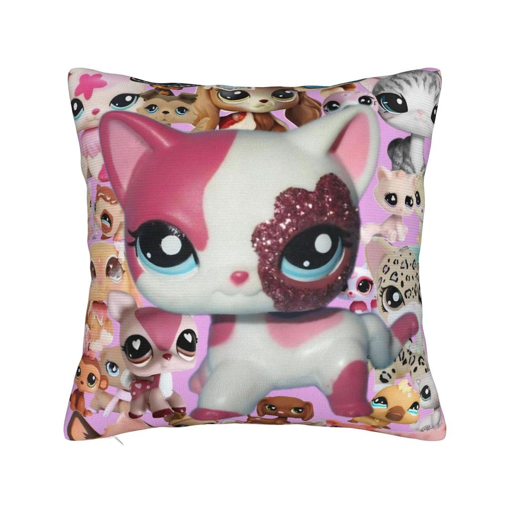 Littlest Pet Shop Pillow Covers Merchandise Printing Cushion Cover Decorative Pillow Case Cover Home Multi-Size