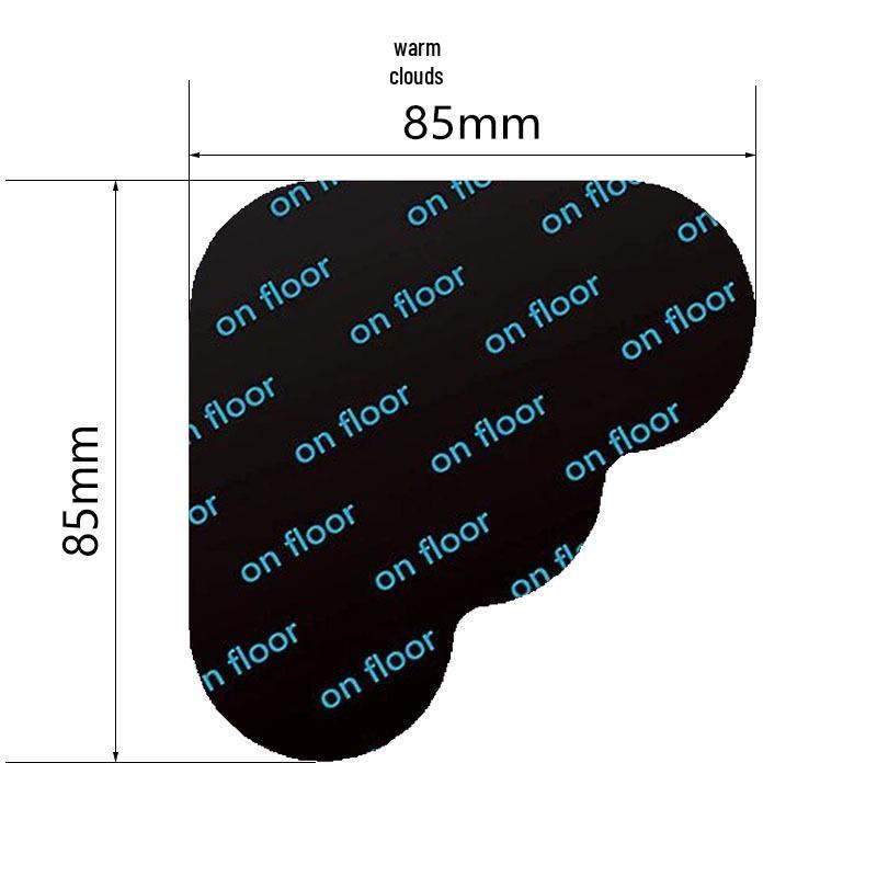 Eco-Friendly Non-Slip Washable PU Floor Mat Sticker