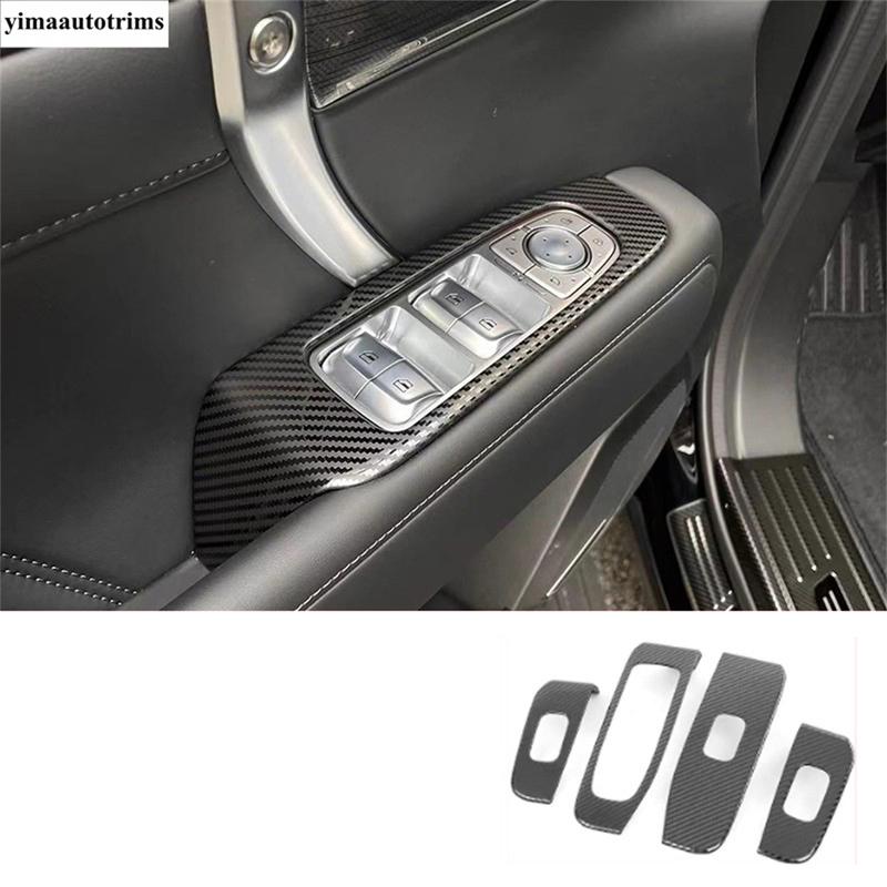 Car Window Lift Button Frame / Gear Shift Water Cup Panel Cover Trim For Great Wall GWM WEY TANK 400 2024 2025 2026 Accessories