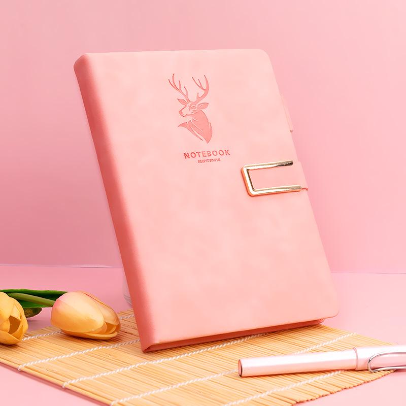 "Wenzhou A5 Buckle Notepad: Thick, High-Value Notebook Gift Box Set"