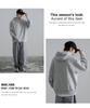 Improves Men's Navy Pullover Hoodie, Solid Fleece Lining, SIDE23-089