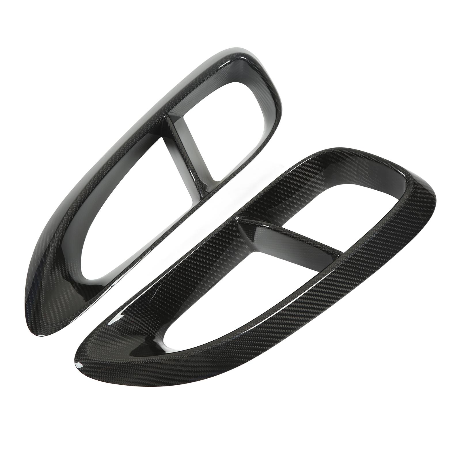 

Carbon Fiber Car Side Air Vent Cover Trim Sticker Decoration Replacement for Spyder 982 718 2020‑2022