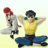 Anime YuYu Hakusho Yuusuke Urameshi Kurama Figure Fleeting Shadow PVC Cute Version Model Children's Gift Toys 9