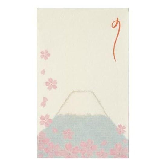 Washi Kawa Sumi Pochi Bukuro Chigirie Sakura Fujisan 10 Pieces Included