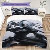 NieR Automata Pattern Bedding Uilt Set Uilt Cover Pillowcase Home Decoration Birthday Gift (1 * Duvet Cover + 2 * Pillowcase Without Core)