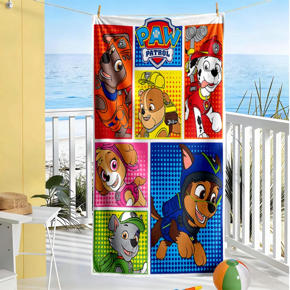 Paw Patrol Adventure soft beach towel Comfortable Couple beach towel, family beach towel set Bath Accessory