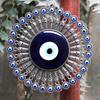 Turkish Blue for Evil Eye Decor Wall Hanging Pendant Amulets Ornament for Key Ring Home Garden for Protection Lucky Gift