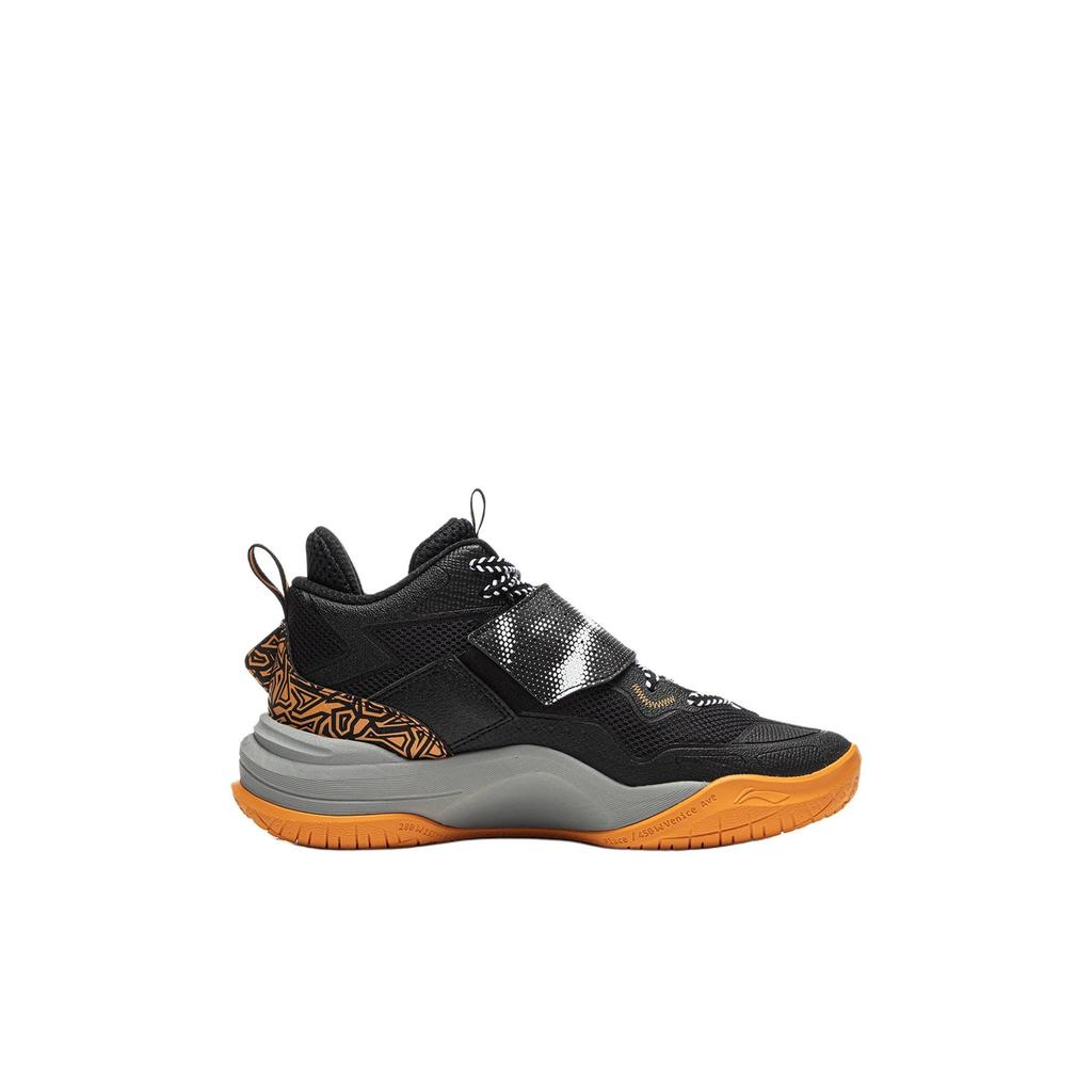 Li Ning Kids Basketball Territory V3 Comfortable Versatile Non-Slip Wear-Resistant Rebound Breathable Support Mid-Top Kids Basketball Shoes YKBV099-5