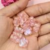10Pcs 15mm Acrylic Five Leaf Flower Beads for Neclace Bracelet Jewelry Making Mobile Phone Chain Handcrafted