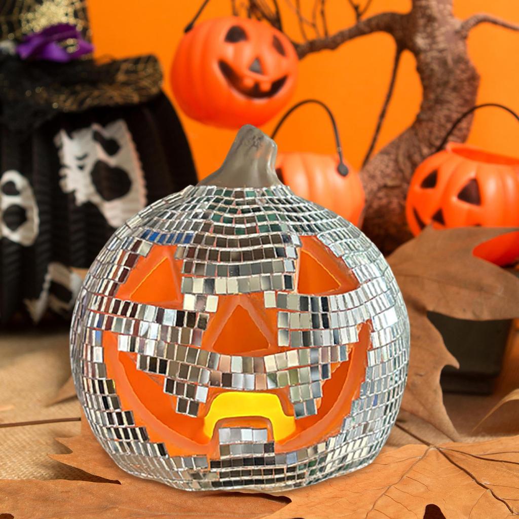 Halloween Pumpkin Lantern Light Decoration Versatile Ornament for Living Room Festival Home