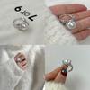 Copper Floral Retro Ring For Women Featuring Adjustable Size And Stylish Accents Pearl