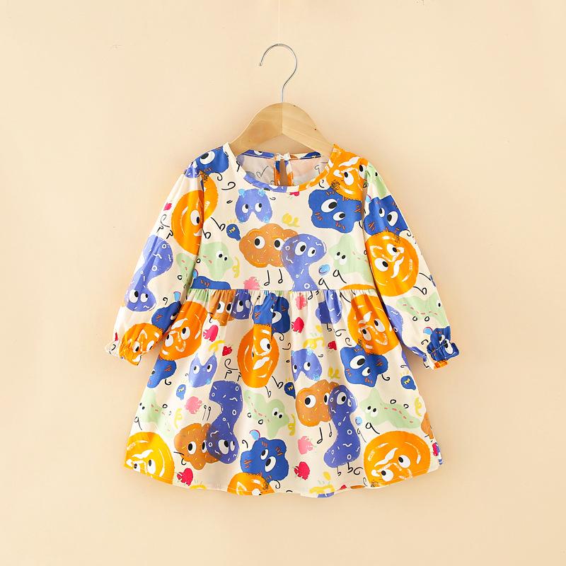 Podzimní princeznovská sukně pro dívky: Korejský styl pro batolata a malé děti