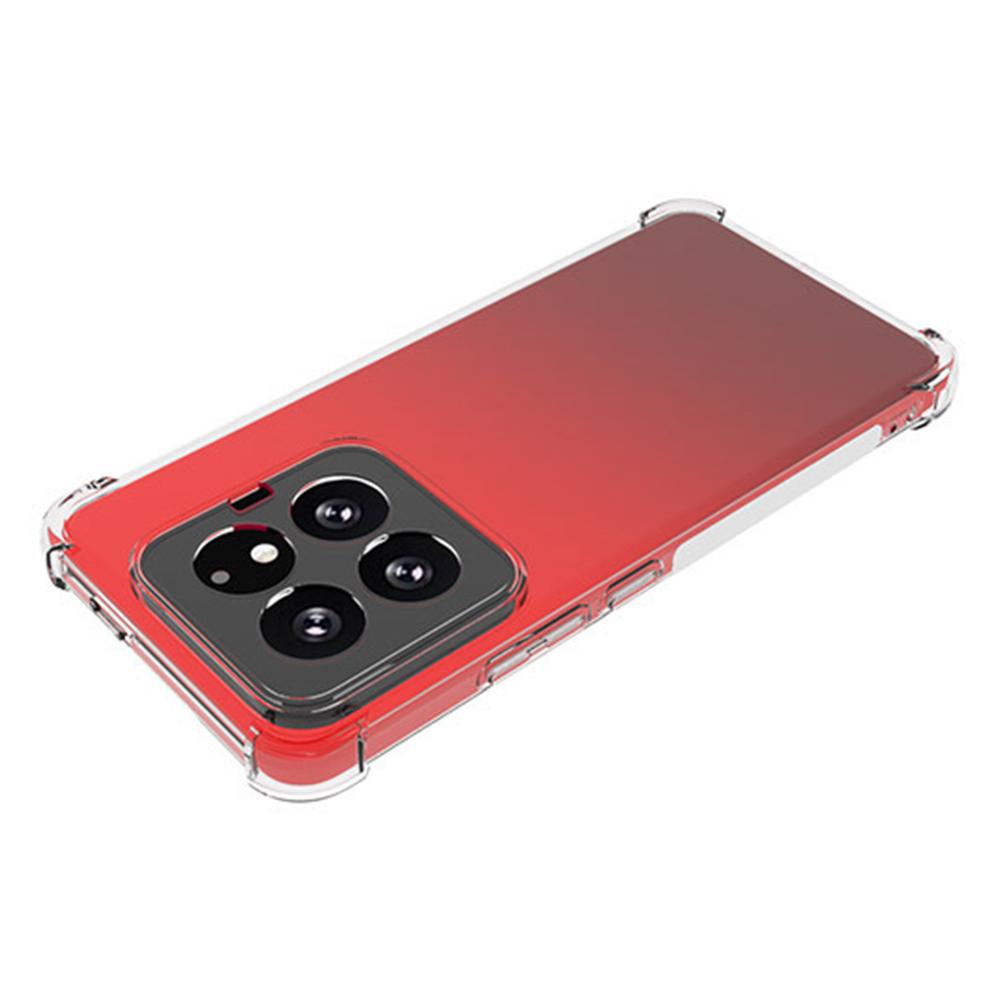 WANLONFENG WL Series for Xiaomi 14 Pro TPU Case 2.0mm Phone Cover with Tempered Glass Film