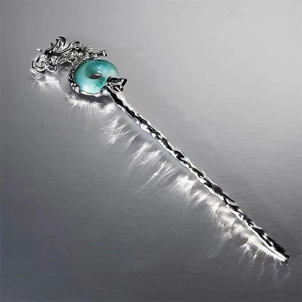 Headwear Silver Chinese Style Headwear Hanfu Hair Sticks Metal Hairpin Ancient Style Hairpin