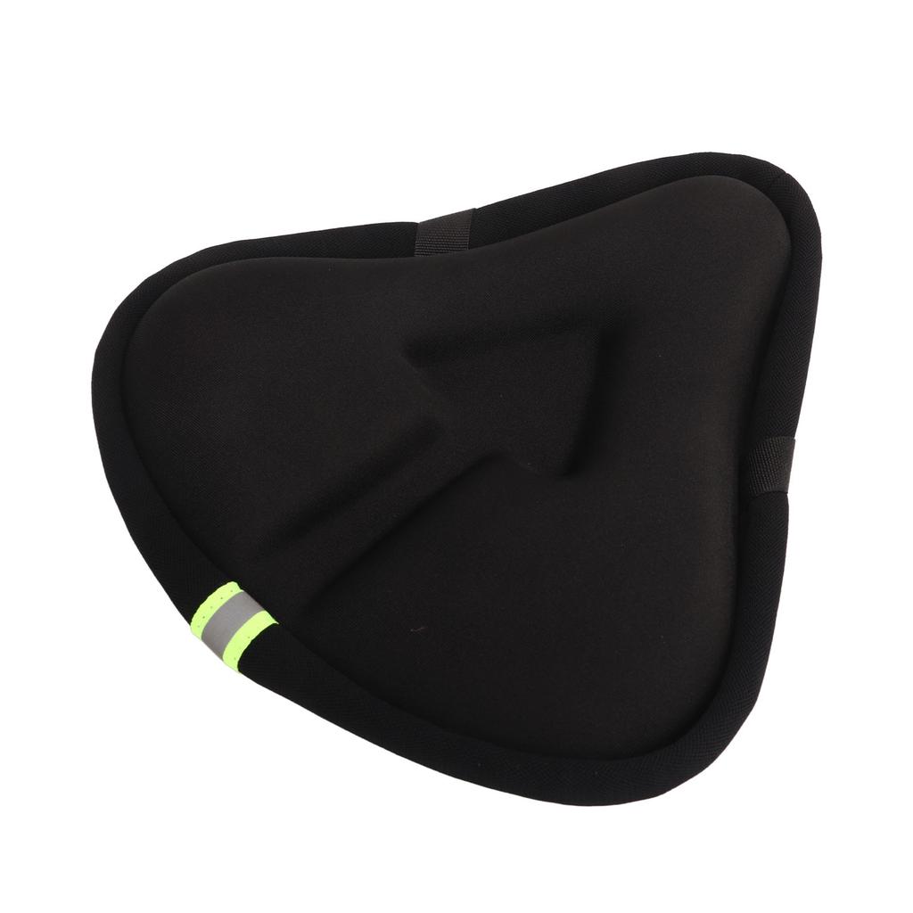 Bike Seat Cover Bicycle Saddle Cushion Extra Soft Thickened Silicone with Groove Cycling Parts
