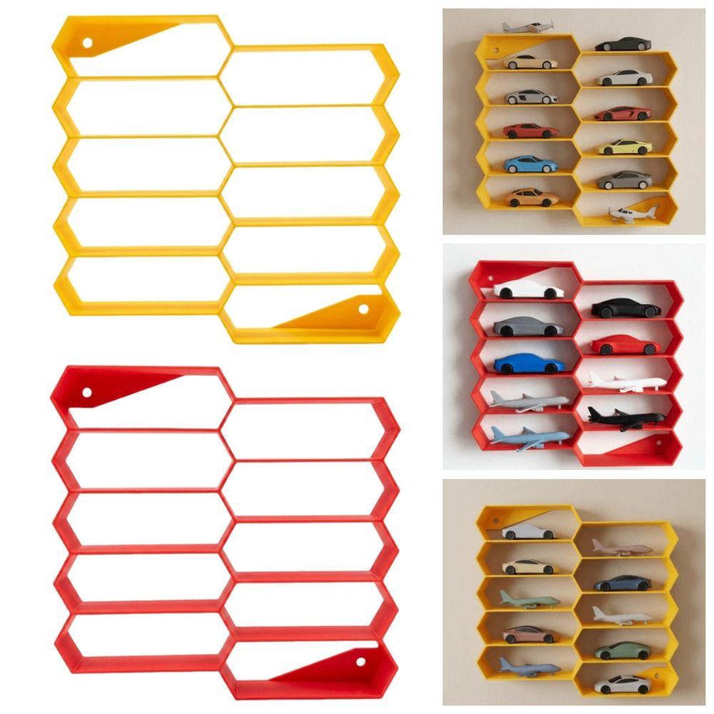 3D Printing Car Model Display Rack 10 Grids Collection Show Holder  Children's Toy