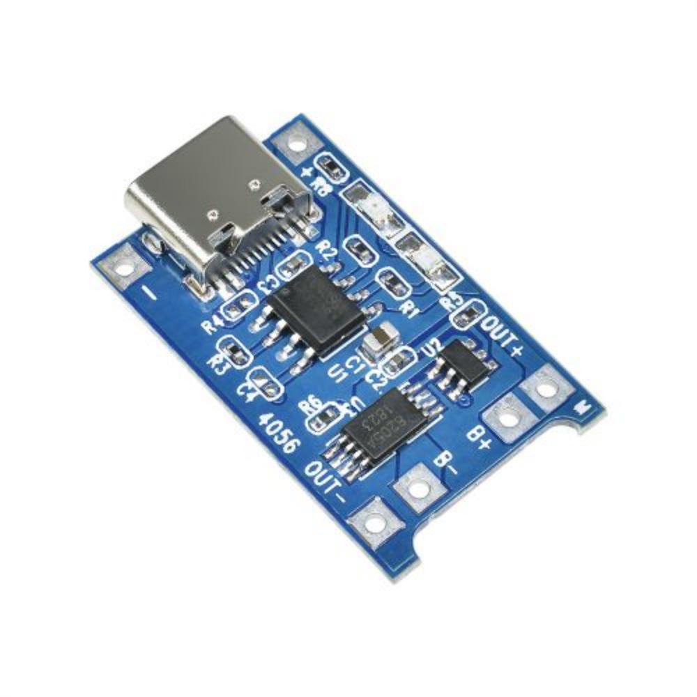 5PCS 5V 1A Micro USB 18650 Type-c Lithium Battery Charging Board Charger Module+Protection Dual Functions TP4056 TC4056A 18650
