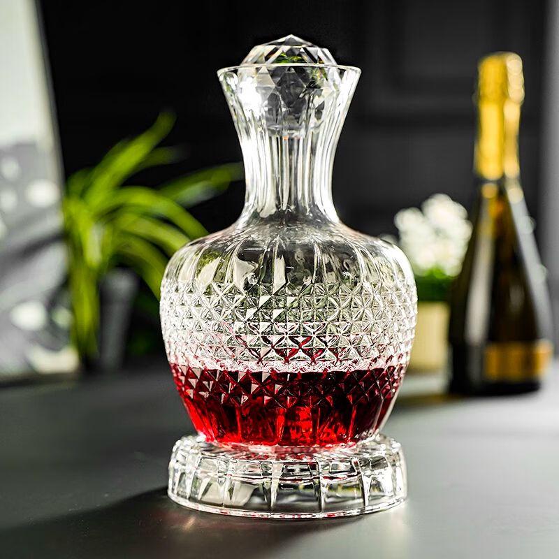 European Crystal Glass Wine Decanter