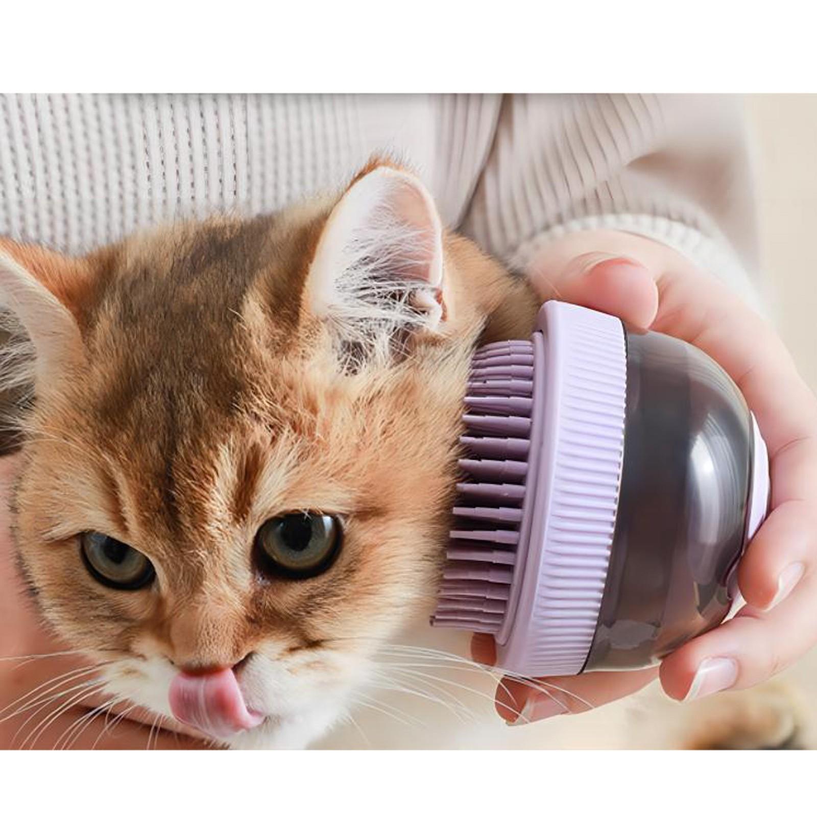 

Щетка для душа Перезаряжаемый гель для душа типа «кошка», «собака», массажная щетка для душа One Size оранжевый