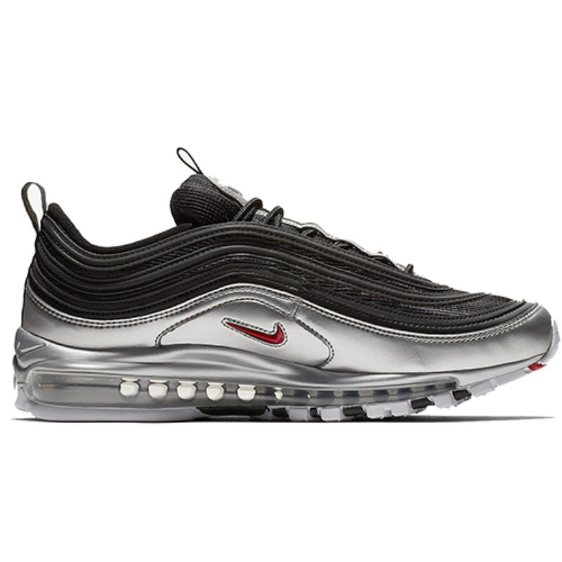 Nike Air Max 97 Qs 'B Sides Metallic Silver' Sneakers Casual Shoes AT5458-001